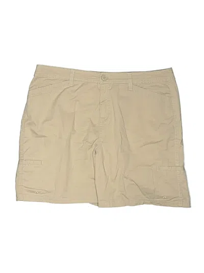 Pre-owned Croft & Barrow Khaki Shorts In Tan