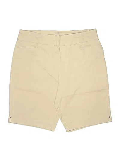 Pre-owned Croft & Barrow Khaki Shorts In Tan