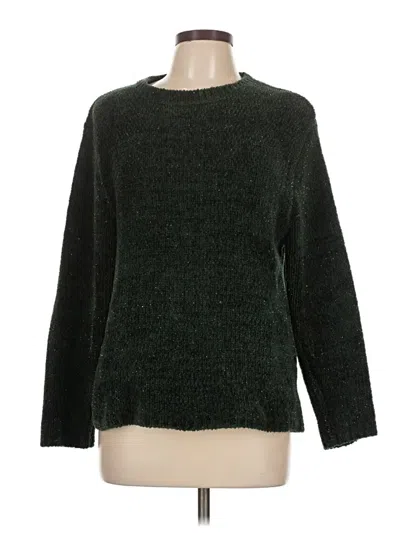Pre-owned Croft & Barrow Long Sleeve T-shirt In Green
