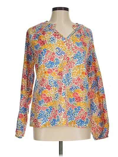 Pre-owned Croft & Barrow Long Sleeve T-shirt In Yellow