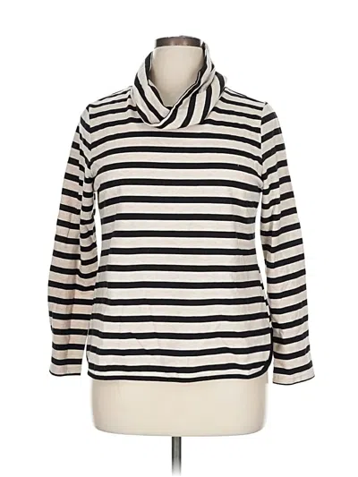 Pre-owned Croft & Barrow Long Sleeve Turtleneck In Black