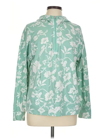 Pre-owned Croft & Barrow Pullover Hoodie In Teal