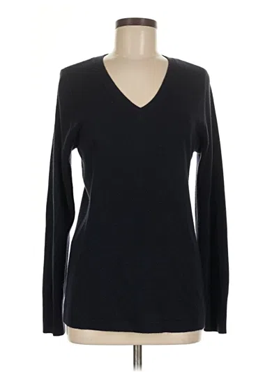 Pre-owned Croft & Barrow Pullover Sweater In Black