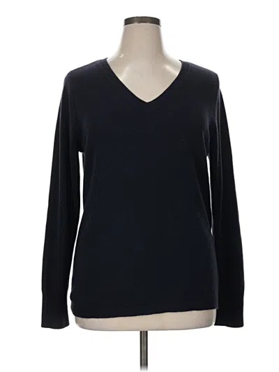 Pre-owned Croft & Barrow Pullover Sweater In Black