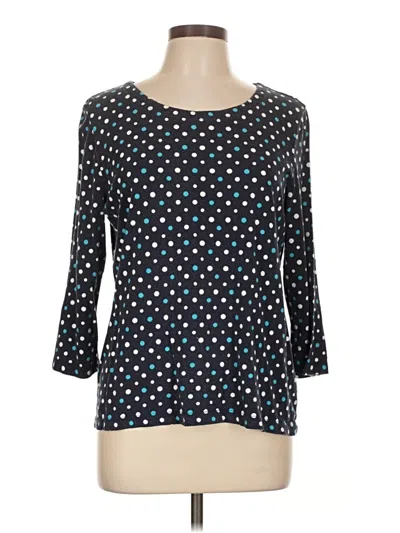 Pre-owned Croft & Barrow Pullover Sweater In Black
