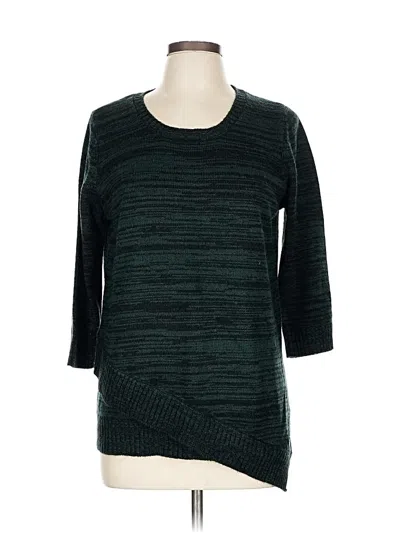 Pre-owned Croft & Barrow Pullover Sweater In Blue