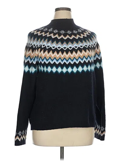 Pre-owned Croft & Barrow Pullover Sweater In Blue