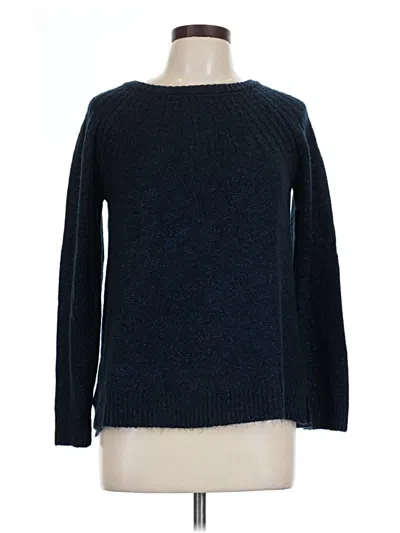Pre-owned Croft & Barrow Pullover Sweater In Blue