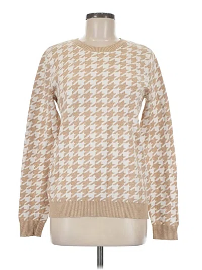 Pre-owned Croft & Barrow Pullover Sweater In Brown