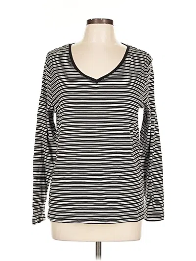 Pre-owned Croft & Barrow Pullover Sweater In Gray