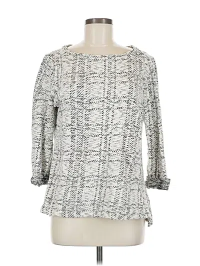 Pre-owned Croft & Barrow Pullover Sweater In Gray