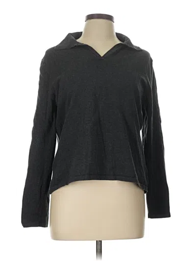 Pre-owned Croft & Barrow Pullover Sweater In Gray