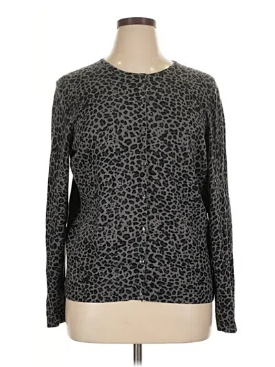 Pre-owned Croft & Barrow Pullover Sweater In Gray