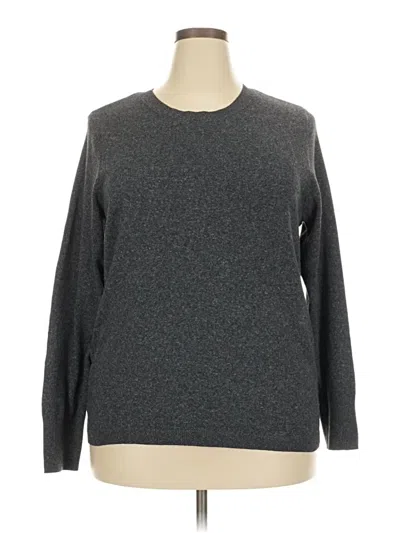 Pre-owned Croft & Barrow Pullover Sweater In Gray