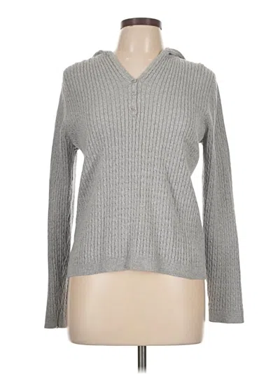 Pre-owned Croft & Barrow Pullover Sweater In Gray