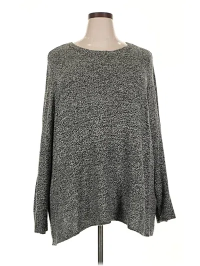 Pre-owned Croft & Barrow Pullover Sweater In Gray