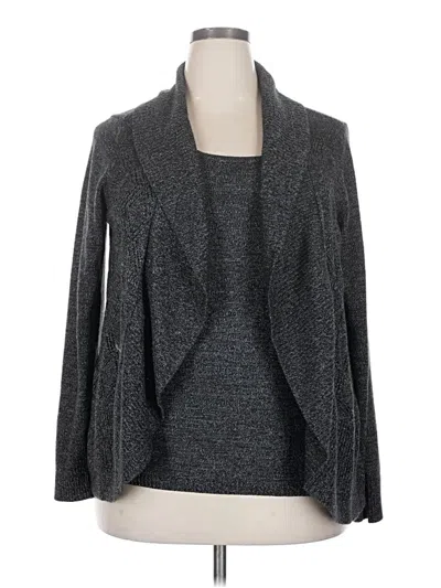 Pre-owned Croft & Barrow Pullover Sweater In Gray