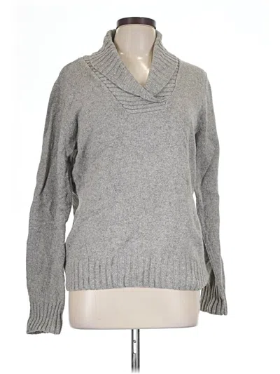 Pre-owned Croft & Barrow Pullover Sweater In Gray