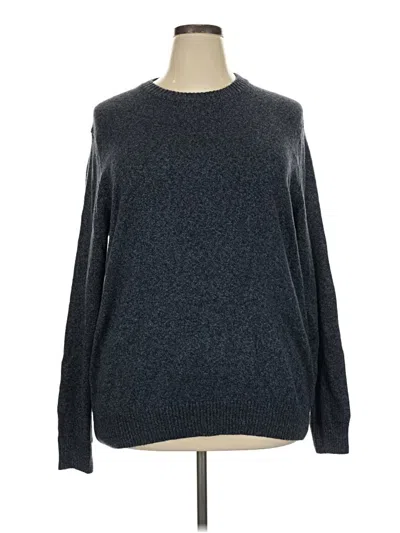 Pre-owned Croft & Barrow Pullover Sweater In Gray