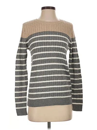 Pre-owned Croft & Barrow Pullover Sweater In Gray