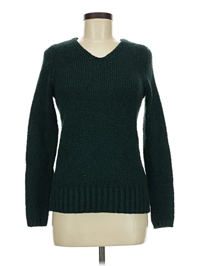 Pre-owned Croft & Barrow Pullover Sweater In Green