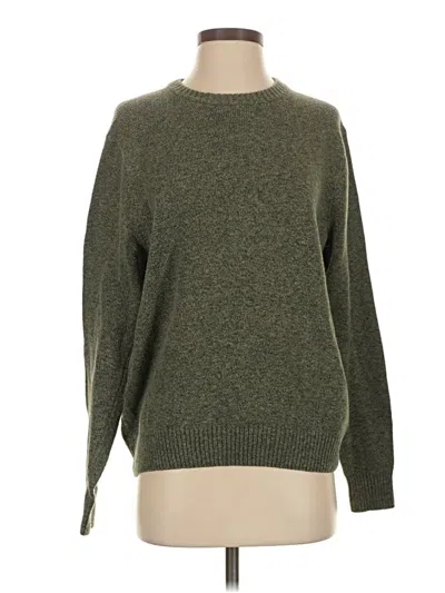 Pre-owned Croft & Barrow Pullover Sweater In Green