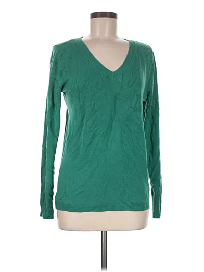 Pre-owned Croft & Barrow Pullover Sweater In Green