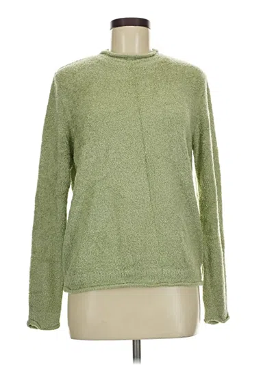 Pre-owned Croft & Barrow Pullover Sweater In Green