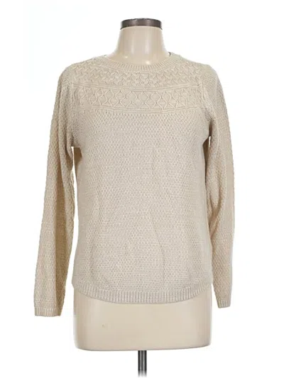 Pre-owned Croft & Barrow Pullover Sweater In Ivory