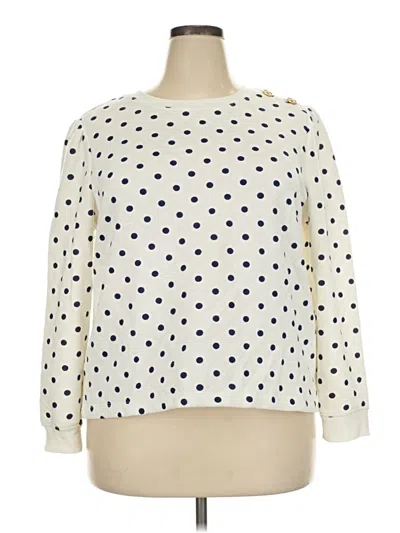 Pre-owned Croft & Barrow Pullover Sweater In Ivory