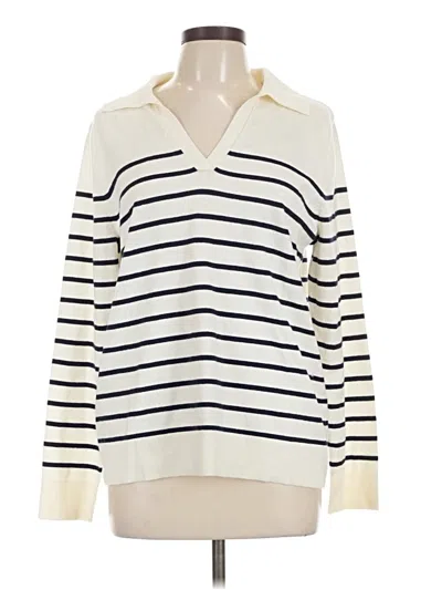 Pre-owned Croft & Barrow Pullover Sweater In Ivory