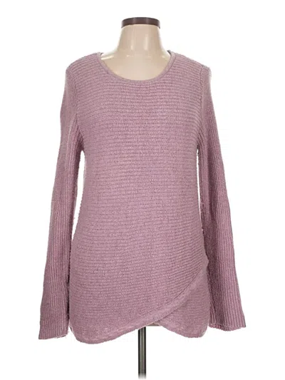Pre-owned Croft & Barrow Pullover Sweater In Pink