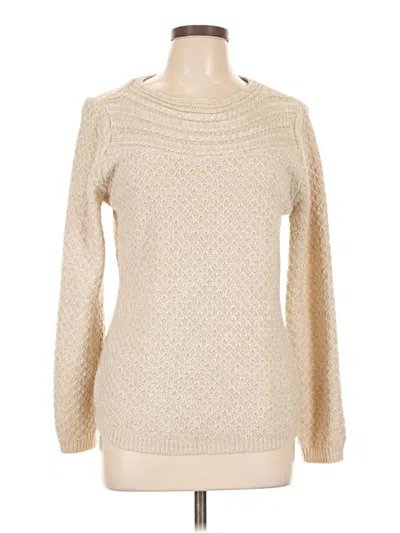 Pre-owned Croft & Barrow Pullover Sweater In Tan