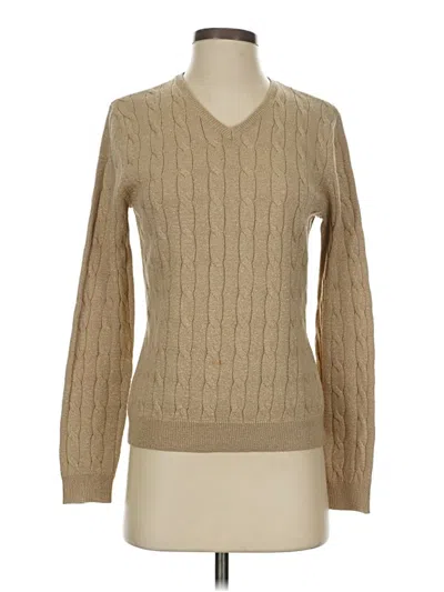 Pre-owned Croft & Barrow Pullover Sweater In Tan