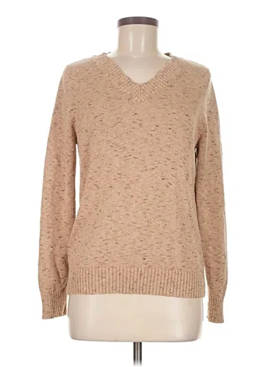 Pre-owned Croft & Barrow Pullover Sweater In Tan