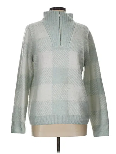 Pre-owned Croft & Barrow Pullover Sweater In Teal