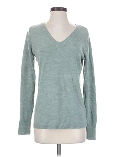 Pre-owned Croft & Barrow Pullover Sweater In Teal