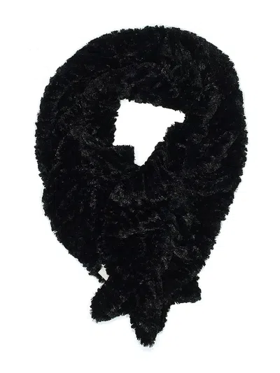 Pre-owned Croft & Barrow Scarf In Black