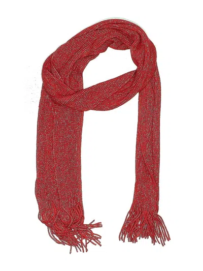Pre-owned Croft & Barrow Scarf In Red