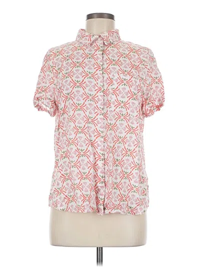 Pre-owned Croft & Barrow Short Sleeve Polo Shirt In Pink
