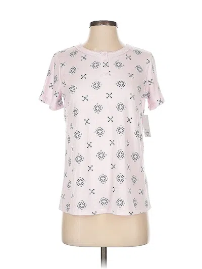 Pre-owned Croft & Barrow Short Sleeve T-shirt In Pink