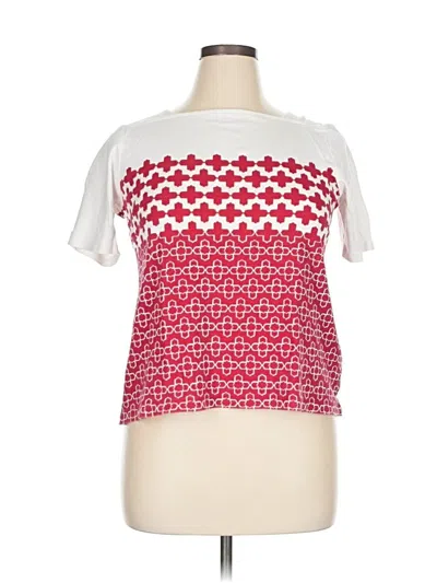 Pre-owned Croft & Barrow Short Sleeve T-shirt In Red