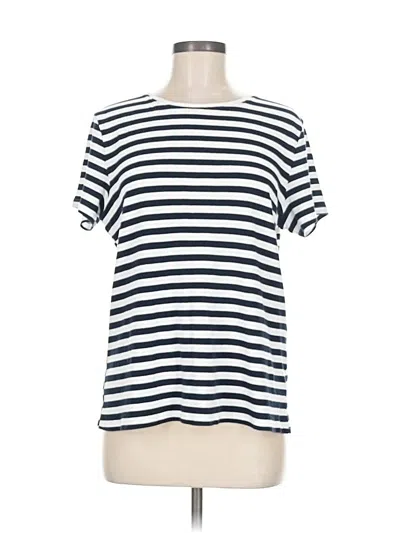 Pre-owned Croft & Barrow Short Sleeve T-shirt In White