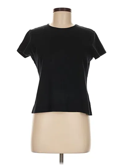 Pre-owned Croft & Barrow Short Sleeve T-shirt In Black