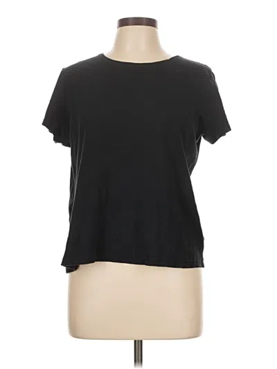 Pre-owned Croft & Barrow Short Sleeve T-shirt In Black