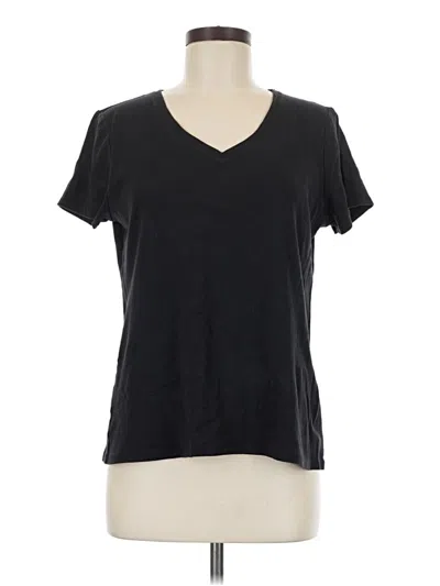 Pre-owned Croft & Barrow Short Sleeve T-shirt In Black
