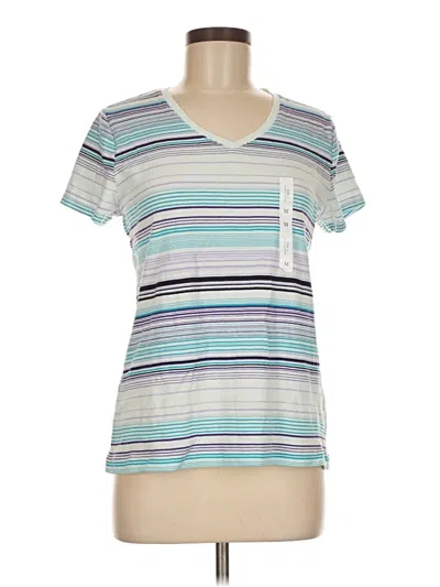 Pre-owned Croft & Barrow Short Sleeve T-shirt In Blue