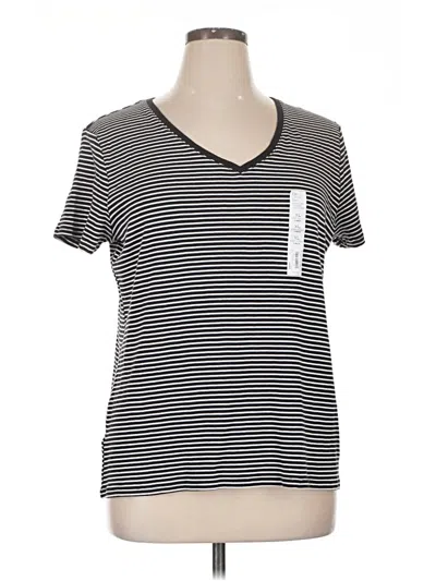 Pre-owned Croft & Barrow Short Sleeve T-shirt In Gray