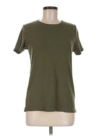 Pre-owned Croft & Barrow Short Sleeve T-shirt In Green