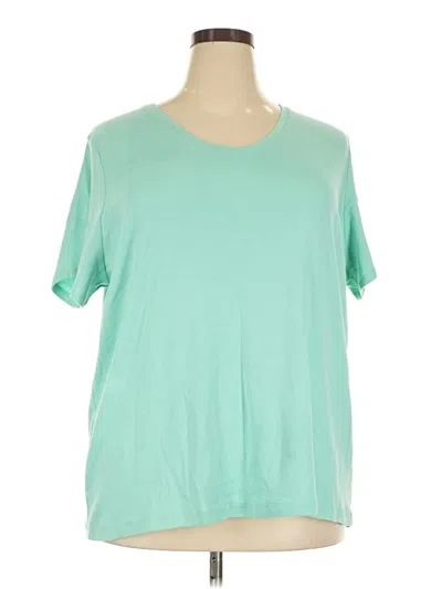 Pre-owned Croft & Barrow Short Sleeve T-shirt In Green